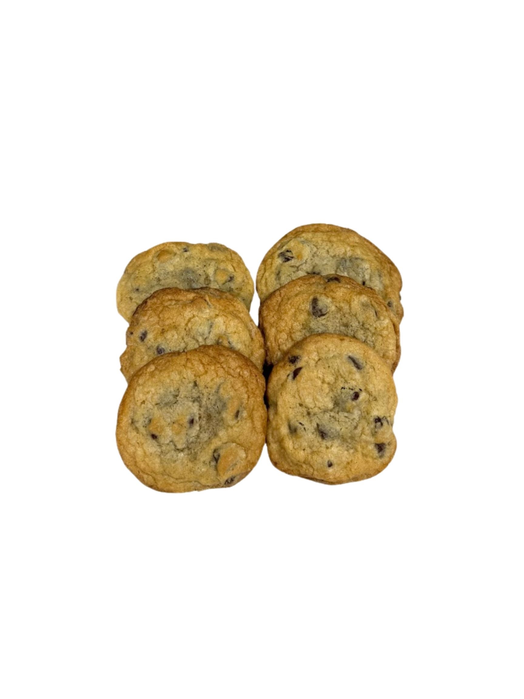 Cheeky cookies (6 chocolate chip cookies)